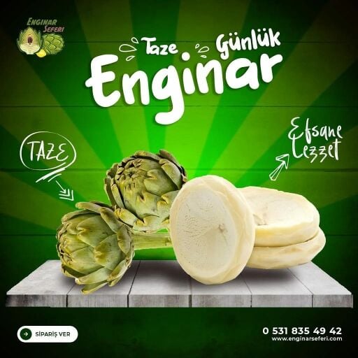 Taze çanak enginar
